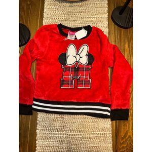 Minnie Mouse plush sweatshirt size 7-8